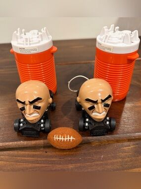 FOR PARTS- UNTESTED (2) Mighty Helmet Racers Coolers Chargers/Accessories READ
